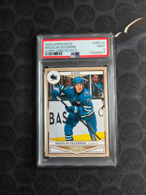 2024 Upper Deck Macklin Celebrini O-pee-chee Glossy